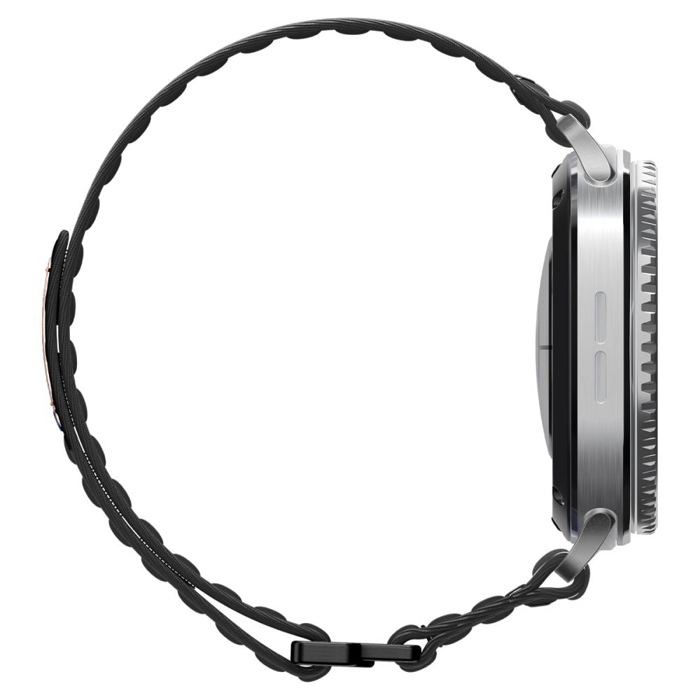 Spigen WBF0 dirželis, skirtas Samsung Galaxy Watch 40/44/46 mm – juodas
