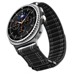 Spigen WBF0 dirželis, skirtas Samsung Galaxy Watch 40/44/46 mm – juodas