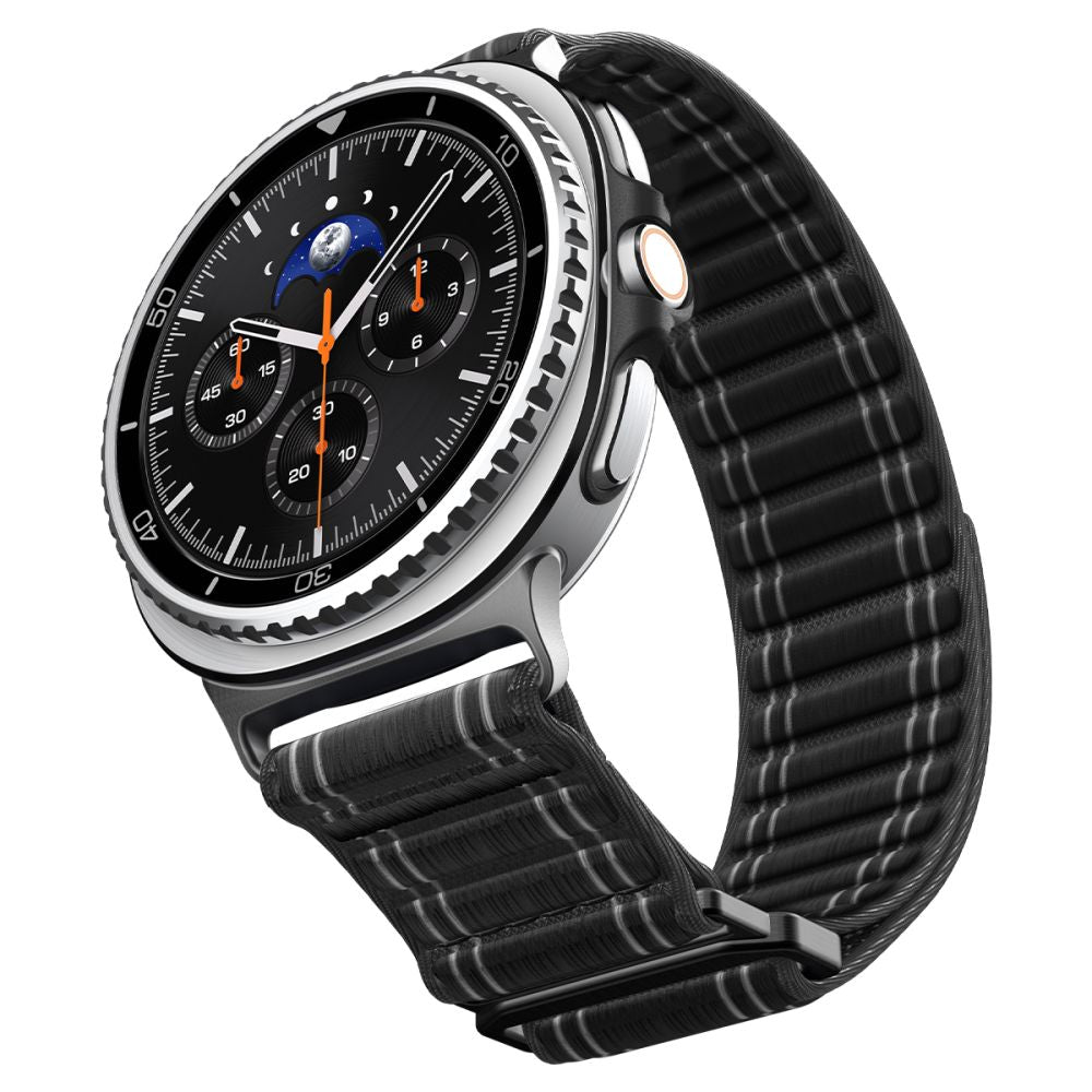 Spigen WBF0 dirželis, skirtas Samsung Galaxy Watch 40/44/46 mm – juodas