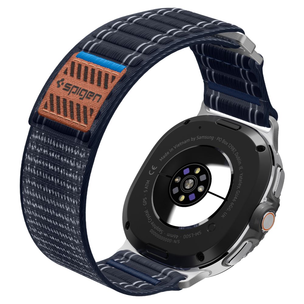 Spigen WBF0 dirželis, skirtas Samsung Galaxy Watch 40/44/46 mm – pilkas