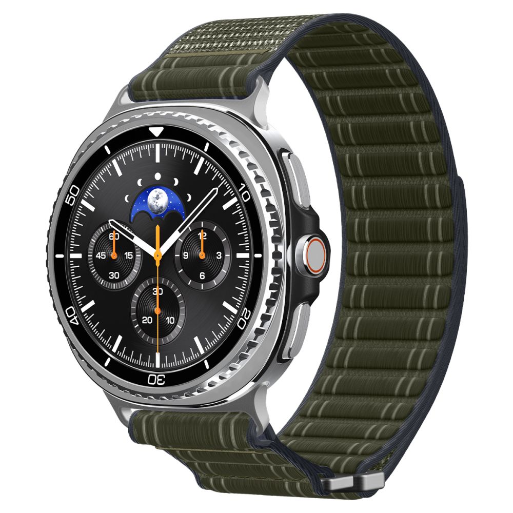 Spigen WBF0 dirželis, skirtas Samsung Galaxy Watch 40/44/46 mm – žalias