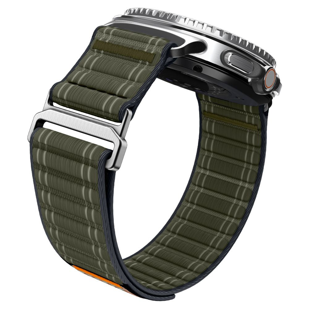 Spigen WBF0 dirželis, skirtas Samsung Galaxy Watch 40/44/46 mm – žalias