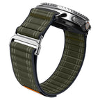 Spigen WBF0 dirželis, skirtas Samsung Galaxy Watch 40/44/46 mm – žalias