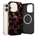 Tech-Protect Lamano MagSafe dėklas iPhone 16 Pro Max – juodas/raudonas -- iPhone 16 Pro Max
