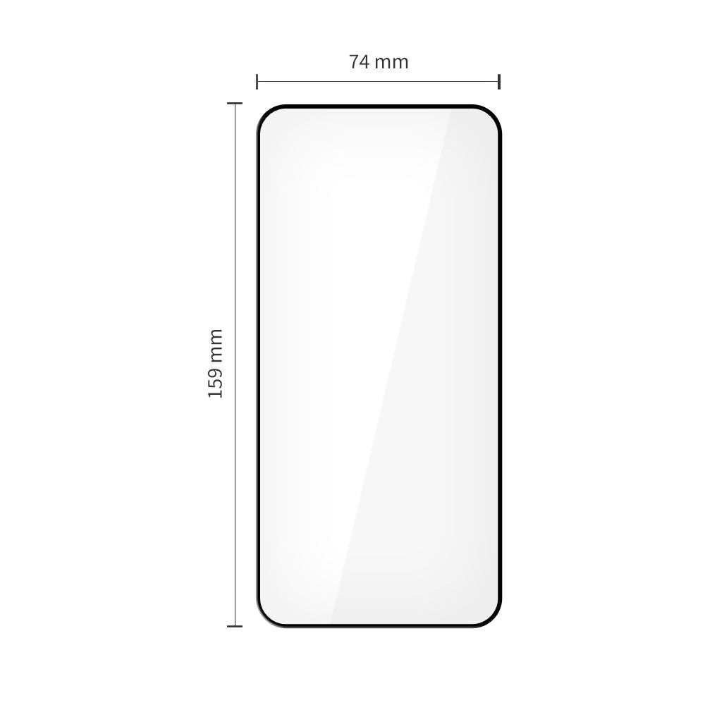 Tech-Protect Glass Fit+ stiklas Xiaomi 15T/15T Pro – juodas, 2 vnt. -- Xiaomi 15T