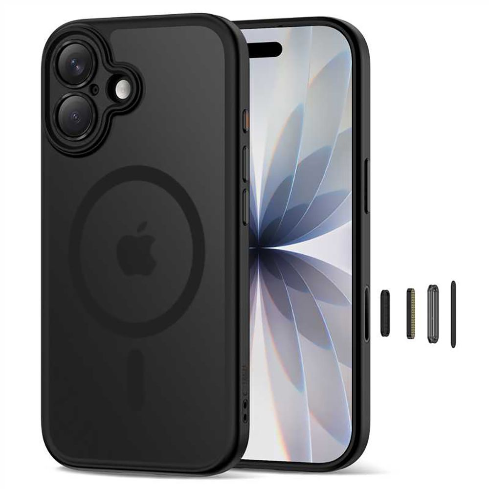 Tech-Protect Magpeak MagSafe dėklas iPhone 17 – juodas -- iPhone 17