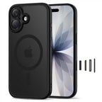 Tech-Protect Magpeak MagSafe dėklas iPhone 17 – juodas -- iPhone 17