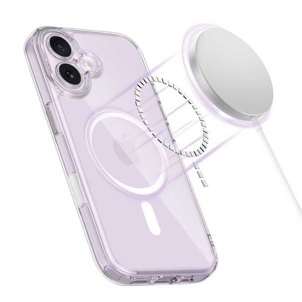 Tech-Protect Magpeak MagSafe dėklas iPhone 17 – skaidrus -- iPhone 17
