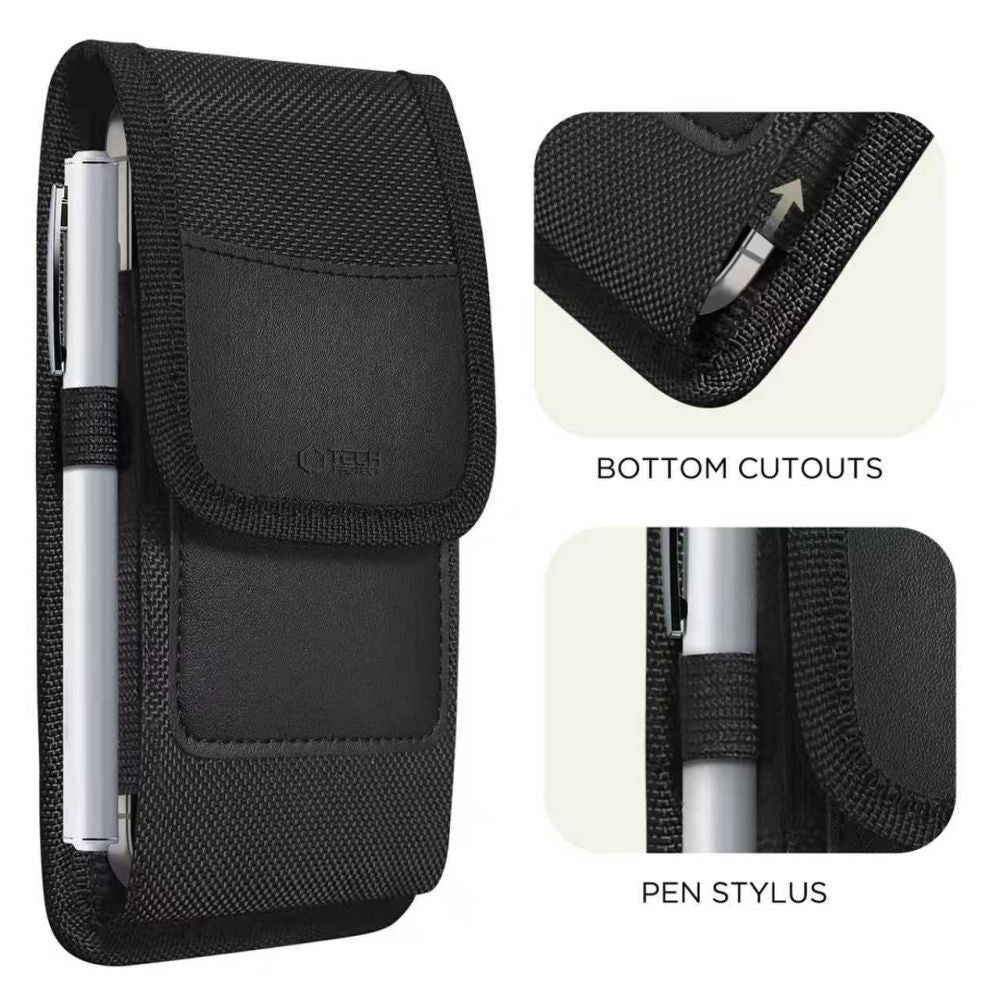 Tech-Protect SM85 dėklas 5,8–6,8" – juodas -- Cell phone cases and covers