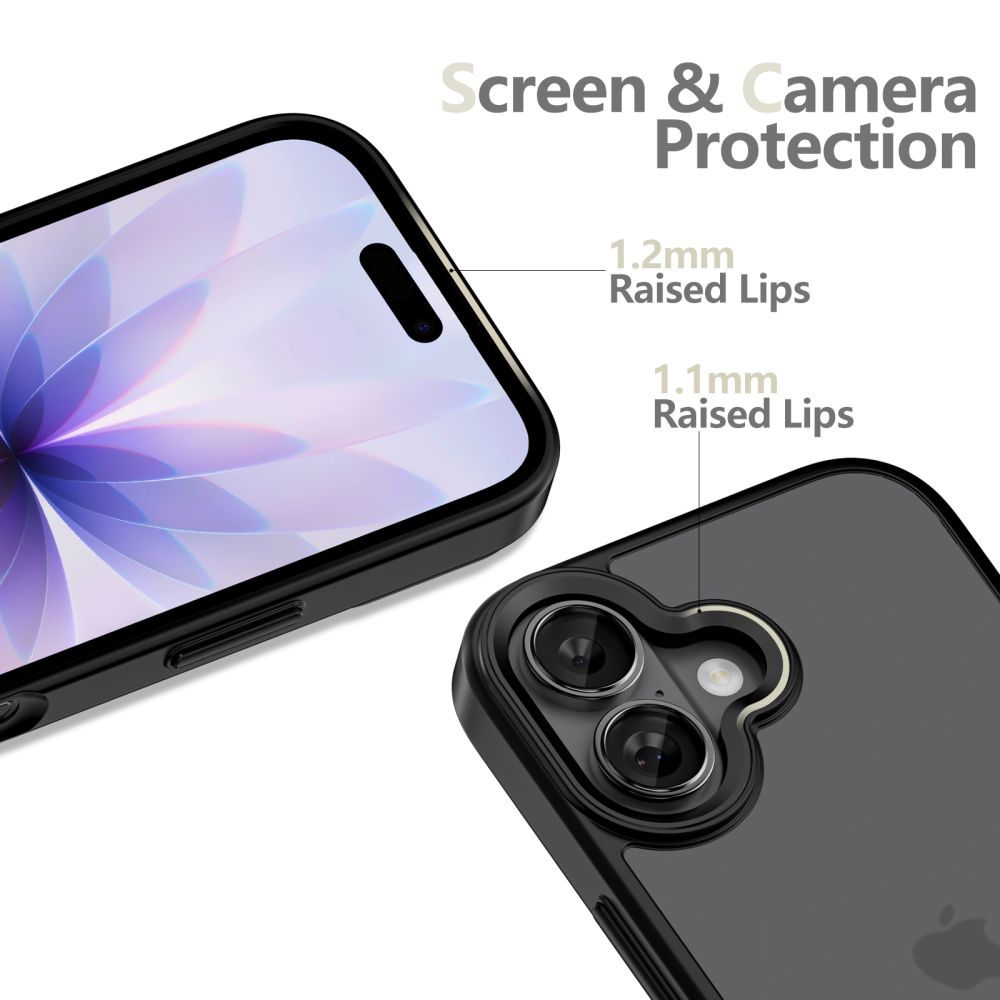 Tech-Protect MagMat dėklas iPhone 17 – matinės juodos spalvos -- iPhone 17