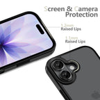 Tech-Protect MagMat dėklas iPhone 17 – matinės juodos spalvos -- iPhone 17