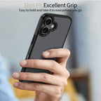 Tech-Protect MagMat dėklas iPhone 17 – matinės juodos spalvos -- iPhone 17