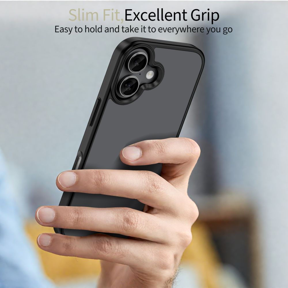 Tech-Protect MagMat dėklas iPhone 17 – matinės juodos spalvos -- iPhone 17