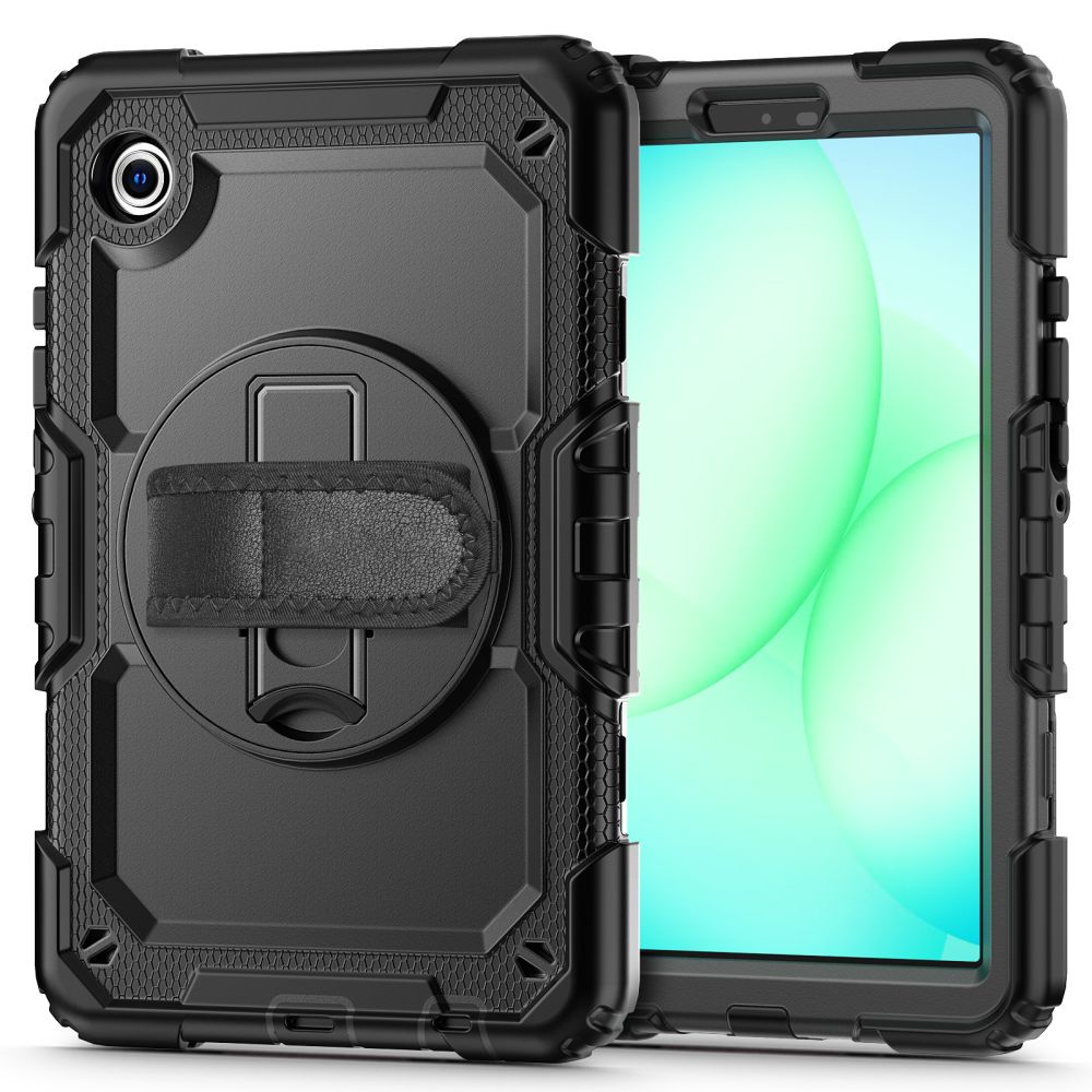 Tech-Protect Solid dėklas Samsung Galaxy Tab A9/A11 8.7 (X110/X115/X133/X135) – juodas -- Samsung Galaxy Tab A9