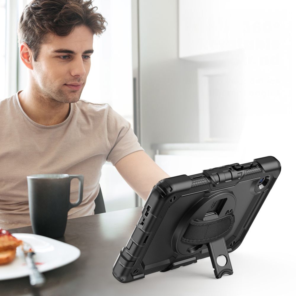 Tech-Protect Solid dėklas Samsung Galaxy Tab A9/A11 8.7 (X110/X115/X133/X135) – juodas -- Samsung Galaxy Tab A9
