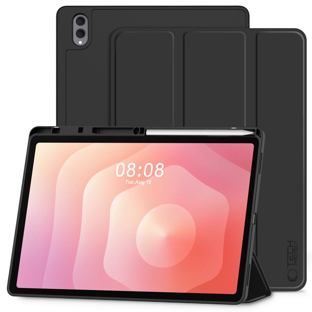 Tech-Protect SmartCase Pen dėklas Samsung Galaxy Tab S8/S9/S10/S11 Ultra 14.6 – juodas -- Samsung Galaxy Tab S8 Ultra