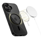 Tech-Protect MagSafe dėklas iPhone 17 – skaidrus juodas -- iPhone 17
