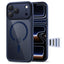 Tech-Protect MagSafe dėklas iPhone 17 Pro Max – skaidrus mėlynas -- iPhone 17 Pro Max