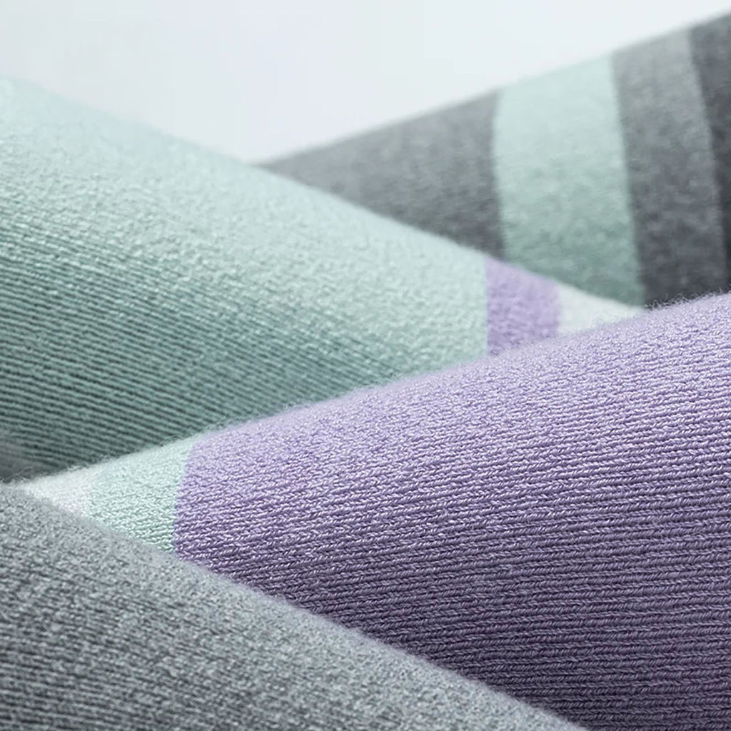 Qunature 037202 slidinėjimo kojinės dydis 43-48 (L/XL) - violetinė-žalia -- Cycling Socks