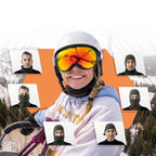 Qunature 13230023010 žieminė balakliava dviračiui ir motociklui, dydis M - juoda -- Cycling Caps & Headwear