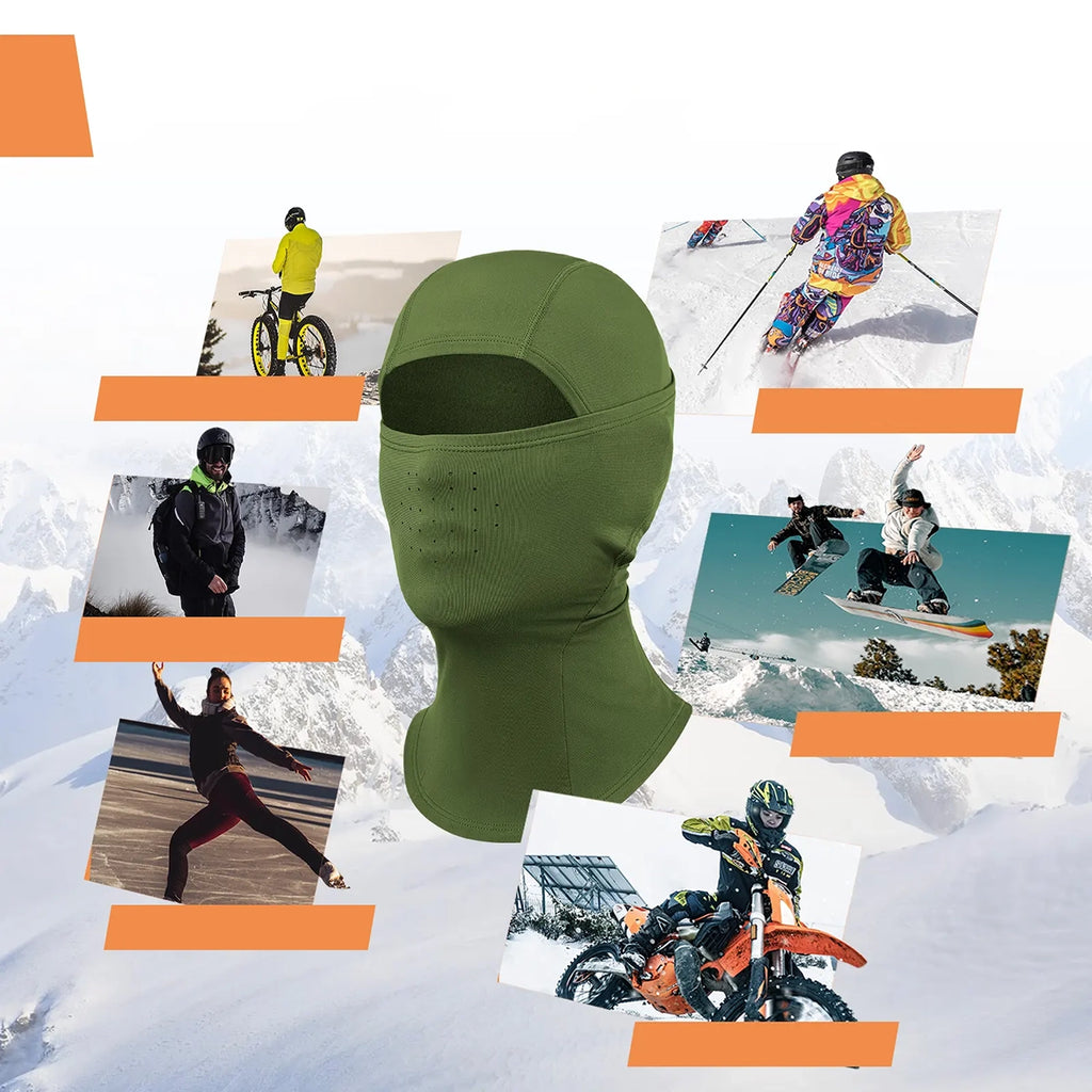 Qunature 13230023014 slidinėjimo šaliklis dviračio motociklų šaliklis dydis M - žalias -- Cycling Caps & Headwear