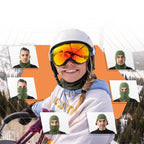 Qunature 13230023015 slidinėjimo šaliklis dviračio motociklų šaliklis dydis L - žalias -- Cycling Caps & Headwear