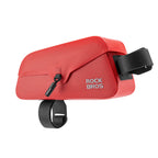 Rockbros 30120122004 nepralaidus dviračio rėmo krepšys su magnetiniu uždarymu 0,9L - Raudonas -- Bicycle Bags