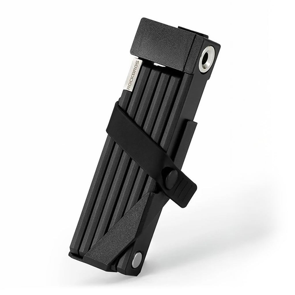 Rockbros 32140003001 sulankstomas dviračio railtis su raktu ir rankena, 68cm - juodas -- Bicycle Locks