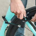 Rockbros 32140003001 sulankstomas dviračio railtis su raktu ir rankena, 68cm - juodas -- Bicycle Locks