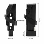 Rockbros 32140003001 sulankstomas dviračio railtis su raktu ir rankena, 68cm - juodas -- Bicycle Locks