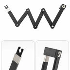 Rockbros 32140003001 sulankstomas dviračio railtis su raktu ir rankena, 68cm - juodas -- Bicycle Locks