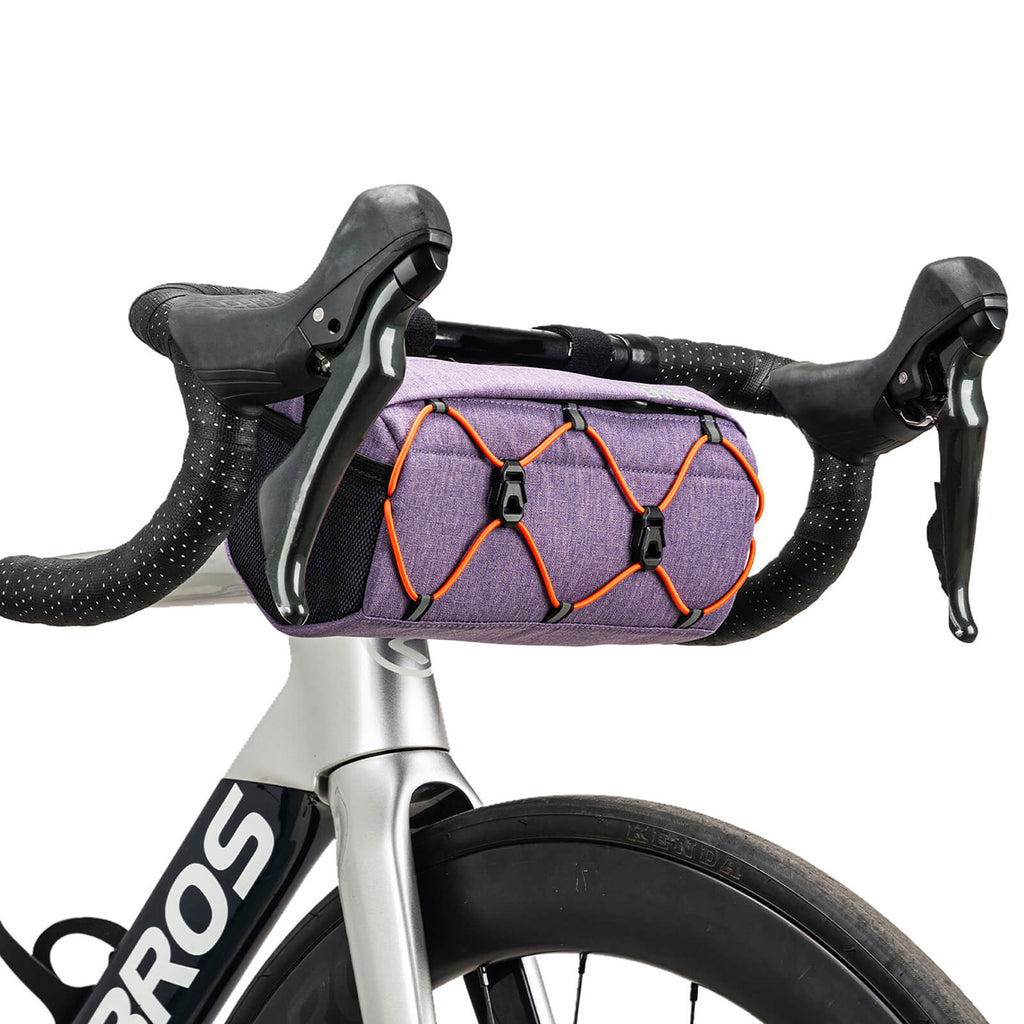 Rockbros 30110054005 Vairo dviračio krepšelis 2,2L - purpurinė -- Bicycle Bags