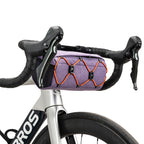 Rockbros 30110054005 Vairo dviračio krepšelis 2,2L - purpurinė -- Bicycle Bags