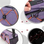 Rockbros 30110054005 Vairo dviračio krepšelis 2,2L - purpurinė -- Bicycle Bags