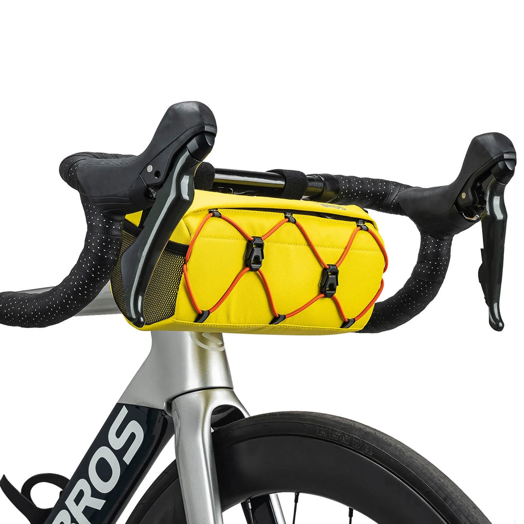 Rockbros 30110054006 vairo dviračio krepšys 2.2L - geltonas -- Bicycle Bags