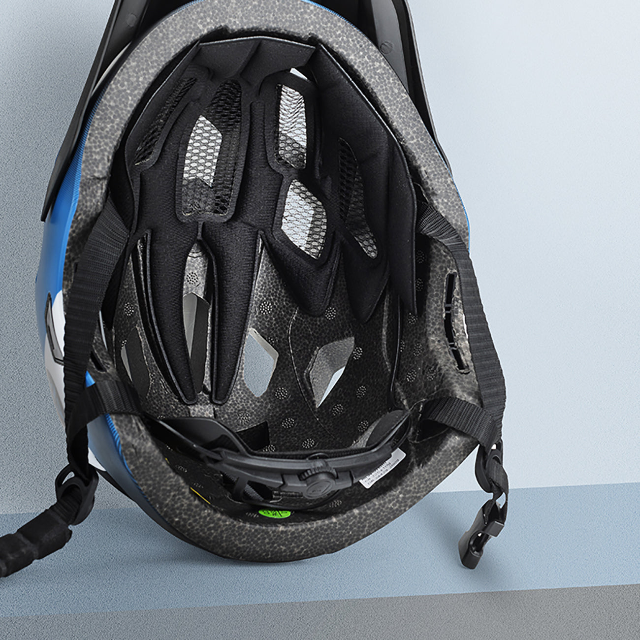 Rockbros TS-61 10110061001 vaikų dviračio šalmas su nuimama žande S dydis (48-52 cm) - Mėlynas -- Bicycle Helmets