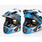 Rockbros TS-61 10110061002 vaikų dviračio šalmas su nuimama žande M dydis (54-57 cm) - Mėlynas -- Bicycle Helmets
