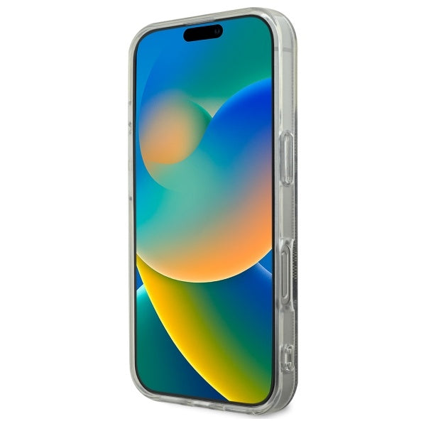 Guess MagSafe dėklas iPhone 16 Pro – rudas