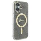 Guess IML 4G MagSafe dėklas iPhone 16 – rudas