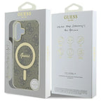 Guess IML 4G MagSafe dėklas iPhone 16 – rudas
