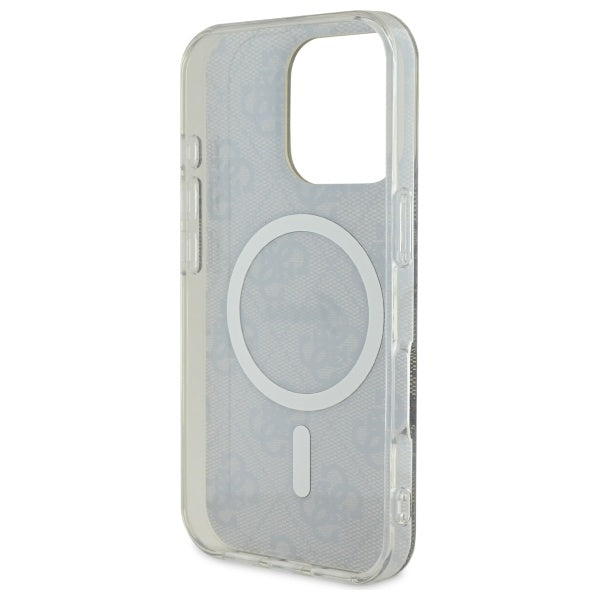 Guess MagSafe dėklas iPhone 16 Pro Max – rudas