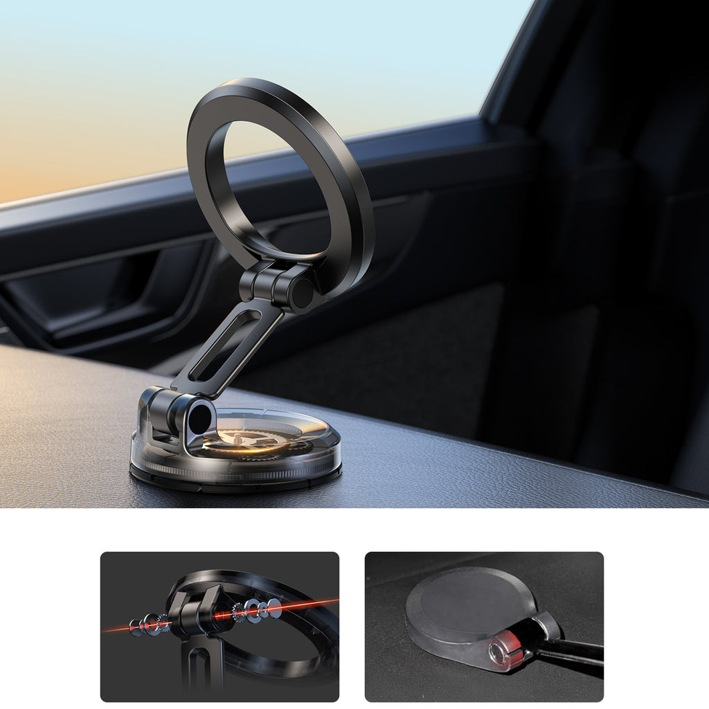 Joyroom JR-ZS505 magnetinis laikiklis prietaisų skydeliui, suderinamas su MagSafe - juodas