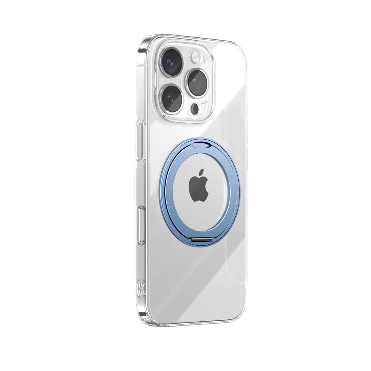 Joyroom MagSafe dėklas iPhone 16 Pro Max su žiedu – mėlynas