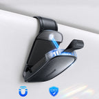 Joyroom JR-ZS511 saulės žaliuzės magnetinis akinių laikiklis - juodas -- Uncategorized
