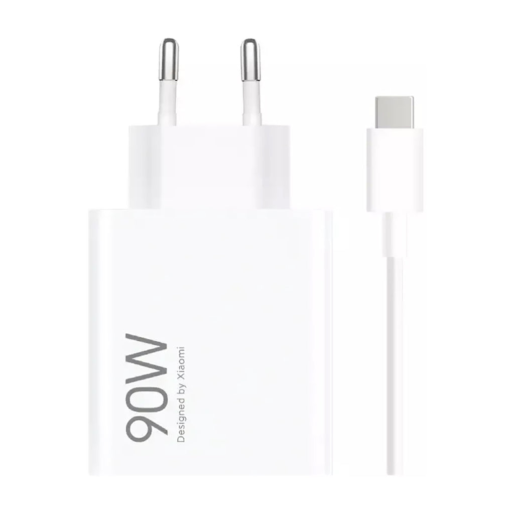 Xiaomi HyperCharge Combo sieninis įkroviklis 90W 6.1A USB-A su USB-C laidu - baltas