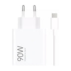 Xiaomi HyperCharge Combo sieninis įkroviklis 90W 6.1A USB-A su USB-C laidu - baltas