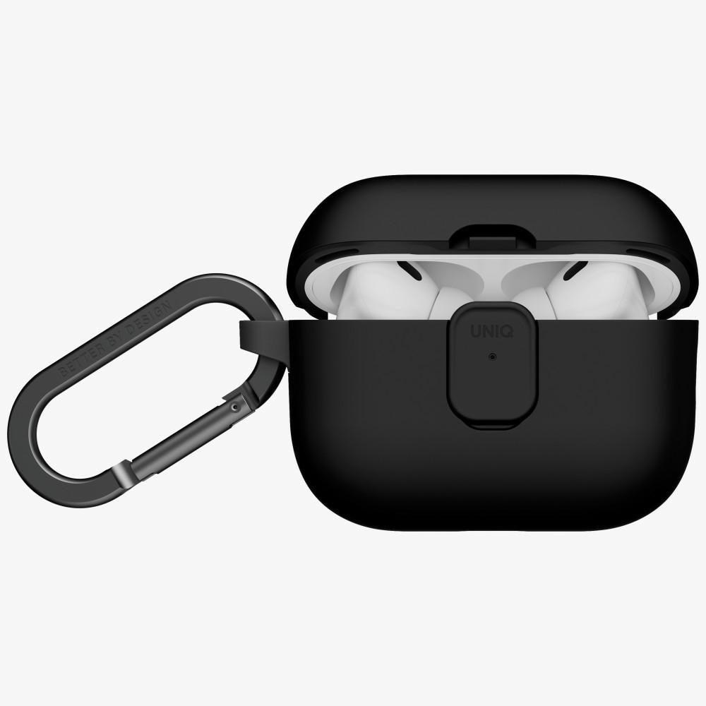 Uniq Clyde dėklas AirPods Pro 3 – juodai pilkas