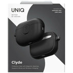 Uniq Clyde dėklas AirPods Pro 3 – juodai pilkas