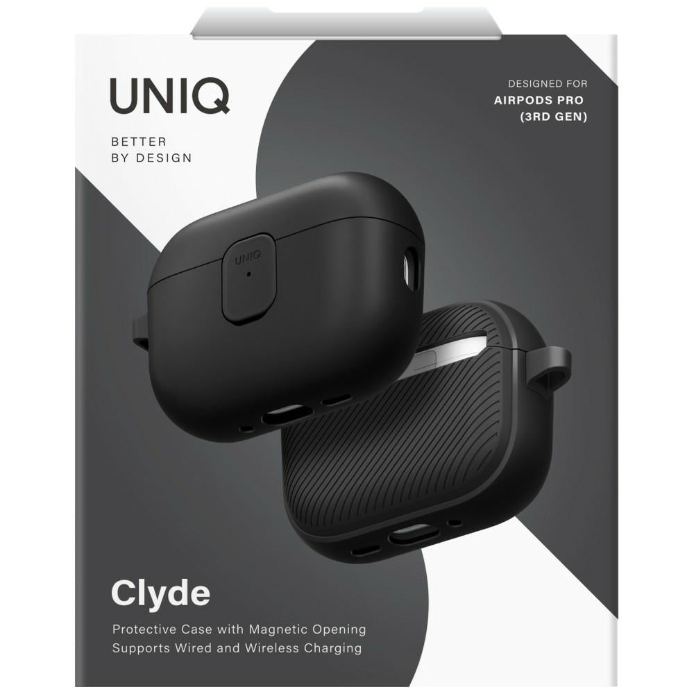 Uniq Clyde dėklas AirPods Pro 3 – juodai pilkas