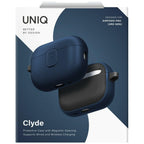 Uniq Clyde dėklas AirPods Pro 3 kartai – melsvai pilkas